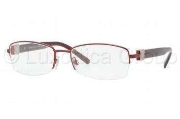 Image of Burberry BE1146 Progressive Eyeglasses Red/Violet Frame / 50 mm Prescription Lenses, 1092-5017
