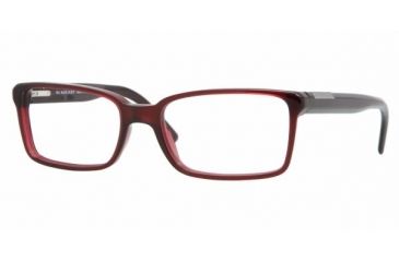 Image of Burberry BE2086 Progressive Eyeglasses - Oxblood Frame / 52 mm Prescription Lenses, 3014-5217