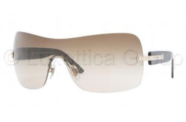 Image of Burberry BE 3032 Sunglasses Styles - Burberry Gold Frame / Brown Gradient Lenses, 100213-0133