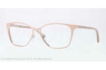 Image of Burberry BE1255 Bifocal Prescription Eyeglasses 1188-53 - Pink Gold Frame, Demo Lens Lenses