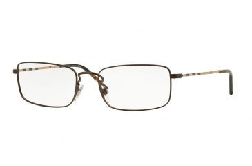 Image of Burberry BE1274 Bifocal Prescription Eyeglasses 1012-53 - Matte Brown Frame