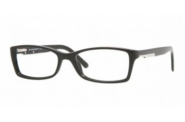 Image of Burberry BE2076 #3001 - Shiny Black Demo Lens Frame