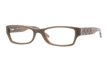 Image of Burberry BE2094 Eyeglass Frames 3237-5200 - Brown Hazelnut Frame