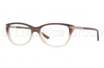 Image of Burberry BE2107A Eyeglass Frames 3298-5115 - Brown Gradient / Light Brown Frame, Demo Lens Lenses
