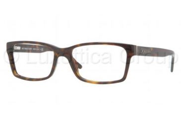 Image of Burberry BE2108 Single Vision Prescription Eyeglasses 3002-5216 - Dark Havana Frame