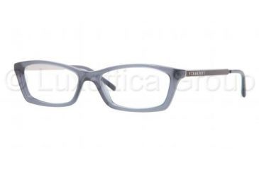 Image of Burberry BE2129 Single Vision Prescription Eyeglasses 3013-5115 - Transparent Blue Demo Lens Frame
