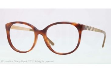 Image of Burberry BE2142 Bifocal Prescription Eyeglasses 3316-51 - Havana Frame, Demo Lens Lenses