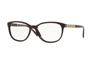 Image of Burberry BE2172 Single Vision Prescription Eyeglasses 3400-52 - Violet Frame