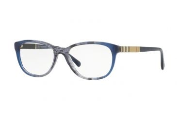 Image of Burberry BE2172 Single Vision Prescription Eyeglasses 3613-52 - Blue Gradient Striped Frame