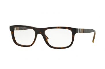 Image of Burberry BE2197 Eyeglass Frames 3002-53 - Dark Havana Frame