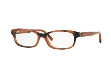 Image of Burberry BE2202 Bifocal Prescription Eyeglasses 3518-52 - Spotted Amber Frame