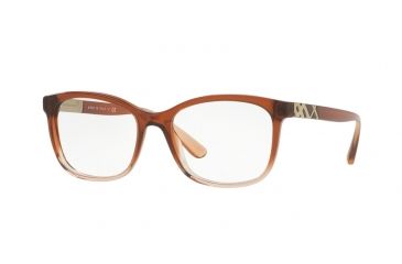 Image of Burberry BE2242 Single Vision Prescription Eyeglasses 3608-51 - Brown Gradient Pink Frame