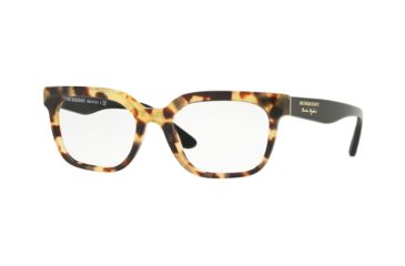 Image of Burberry BE2277F Eyeglass Frames 3741-53 - Light Havana Frame