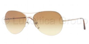 Image of Burberry BE3060 Sunglasses 11452L-5715 - Burberry Gold Frame, Brown Gradient Lenses