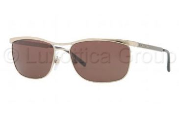 Image of Burberry BE3065 Single Vision Prescription Sunglasses BE3065-114573-5817 - Lens Diameter 58 mm, Frame Color Burberry Gold