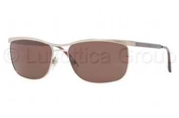 Image of Burberry BE3065 Single Vision Prescription Sunglasses BE3065-116773-5817 - Lens Diameter 58 mm, Frame Color Brushed Burberry Gold