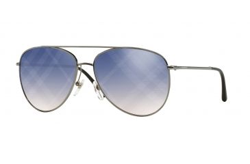 Image of Burberry BE3072 Single Vision Prescription Sunglasses BE3072-1003B2-57 - Lens Diameter 57 mm, Frame Color Gunmetal