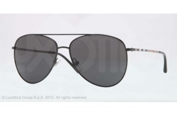 Image of Burberry BE3072 Single Vision Prescription Sunglasses BE3072-100187-57 - Lens Diameter 57 mm, Lens Diameter 57 mm, Frame Color Black