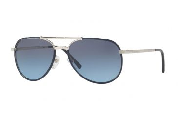 Image of Burberry BE3091J Progressive Prescription Sunglasses BE3091J-1166S2-58 - Lens Diameter 58 mm, Frame Color Blue