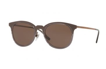 Image of Burberry BE3093 Single Vision Prescription Sunglasses BE3093-12495W-52 - Lens Diameter 52 mm, Frame Color Grey