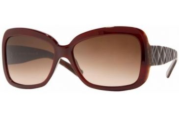 Image of Burberry BE4033 Bifocal Sunglasses Red On Horn Striped Brown Frame / 58 mm Prescription Lenses, 308813-5815