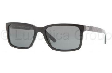Image of Burberry BE4097 Single Vision Prescription Sunglasses BE4097-324187-5517 - Lens Diameter 55 mm, Frame Color Black