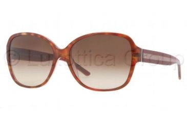 Image of Burberry BE4108 Single Vision Prescription Sunglasses BE4108-329213-5816 - Lens Diameter 58 mm, Frame Color Top Havana On Pink