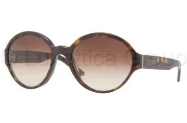 Image of Burberry BE4111 Sunglasses 300213-5619 - Dark Havana Frame, Brown Gradient Lenses