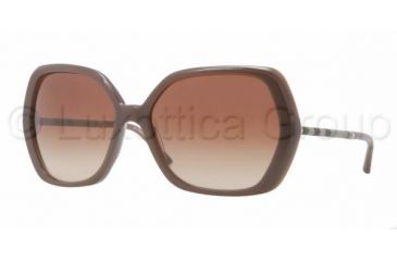 Image of Burberry BE4122 Sunglasses 323713-6016 - Brown Frame, Brown Gradient Lenses