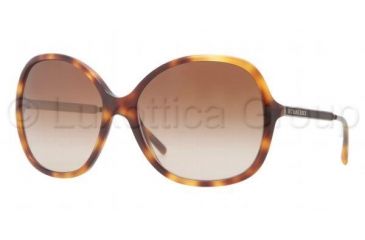 Image of Burberry BE4126 Sunglasses 331613-5916 - Havana Frame, Brown Gradient Lenses