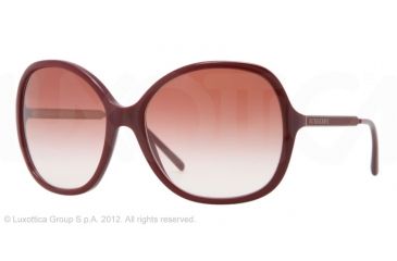 Image of Burberry BE4126 Single Vision Prescription Sunglasses BE4126-331713-59 - Lens Diameter 59 mm, Frame Color Bordeaux