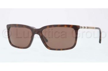 Image of Burberry BE4137 Single Vision Prescription Sunglasses BE4137-300273-5717 - Lens Diameter 57 mm, Frame Color Dark Havana