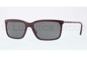 Image of Burberry BE4137 Single Vision Prescription Sunglasses BE4137-326587-5717 - Lens Diameter 57 mm, Frame Color Dark Violet
