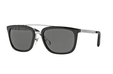 Image of Burberry BE4167Q Single Vision Prescription Sunglasses BE4167Q-342887-57 - Lens Diameter 57 mm, Frame Color Black