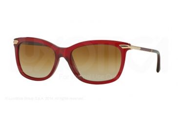 Image of Burberry BE4185 Sunglasses 3495T5-57 - Bordeaux Frame, Polar Brown Gradient Lenses