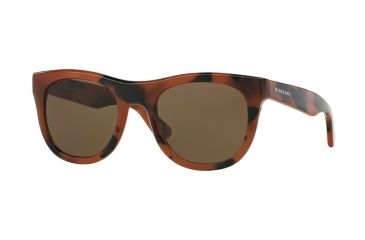 Image of Burberry BE4195F Progressive Prescription Sunglasses BE4195F-351873-52 - Lens Diameter 52 mm, Frame Color Spotted Amber