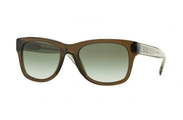 Image of Burberry BE4211 Single Vision Prescription Sunglasses BE4211-30108E-55 - Lens Diameter 55 mm, Frame Color Olive Green