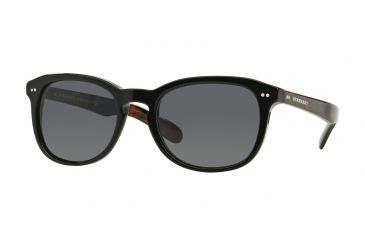 Image of Burberry BE4214F Sunglasses 355487-55 - Black Frame, Grey Lenses