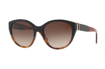 Image of Burberry BE4242F Progressive Prescription Sunglasses BE4242F-363213-55 - Lens Diameter 55 mm, Frame Color Black / Havana