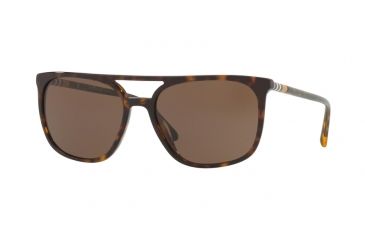 Image of Burberry BE4257F Sunglasses 300273-59 - Dark Havana Frame, Brown Lenses