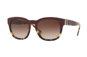 Image of Burberry BE4258 Bifocal Prescription Sunglasses BE4258-368013-54 - Lens Diameter 54 mm, Frame Color Top Grad Red On Tortoise