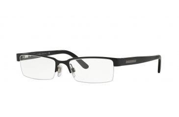 Image of Burberry BE1156 SV Prescription Eyeglasses Shiny Black Frame / 52 mm Prescription Lenses, 1001-5217
