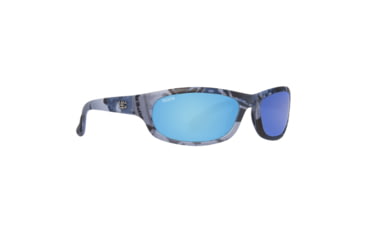 Image of Calcutta Steelhead Sunglasses True Timber Blue Camo/Blue Mirror 63mm Lens, SH1BMTTBC