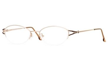 Image of Calligraphy Collections Cecille SESC CECI00 Progressive Prescription Eyeglasses - Gold Amber SESC CECI005030 GO