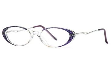 Image of Calligraphy Collection Terrace SESC TERR00 Eyeglass Frames - Silver Raisin SESC TERR005135 PU