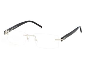 Image of Calligraphy Collections DYC-1011 SESC 101100 Bifocal Prescription Eyeglasses - C1 - Silver W/tubes SESC 1011005438 SVT