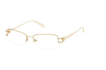 Image of Calligraphy Collections F-373 SESC F37300 Progressive Prescription Eyeglasses - Col2 - Shiny Gold/pearl SESC F373005335 WH