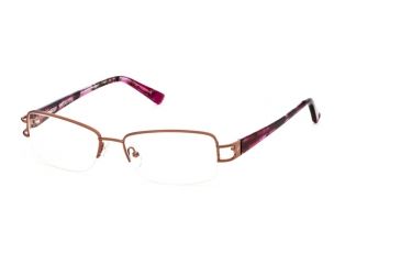 Image of Calligraphy Collections F-373 SESC F37300 Progressive Prescription Eyeglasses - Col4 - Shiny Rose SESC F373005335 RO