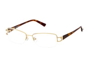 Image of Calligraphy Collections F-373 SESC F37300 Progressive Prescription Eyeglasses - Col1 - Gold SESC F373005335 GO