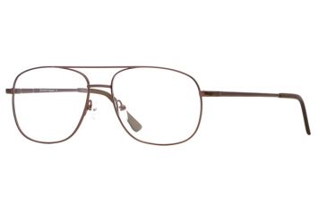 Image of Calligraphy Collections Howard SESC HOWA00 Single Vision Prescription Eyeglasses - Brown SESC HOWA006045 BN